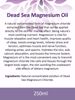 Picture of 100% Natural Dead Sea Magnesium Oil (250ml)